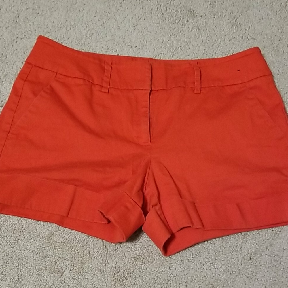 Size 8 red shorts